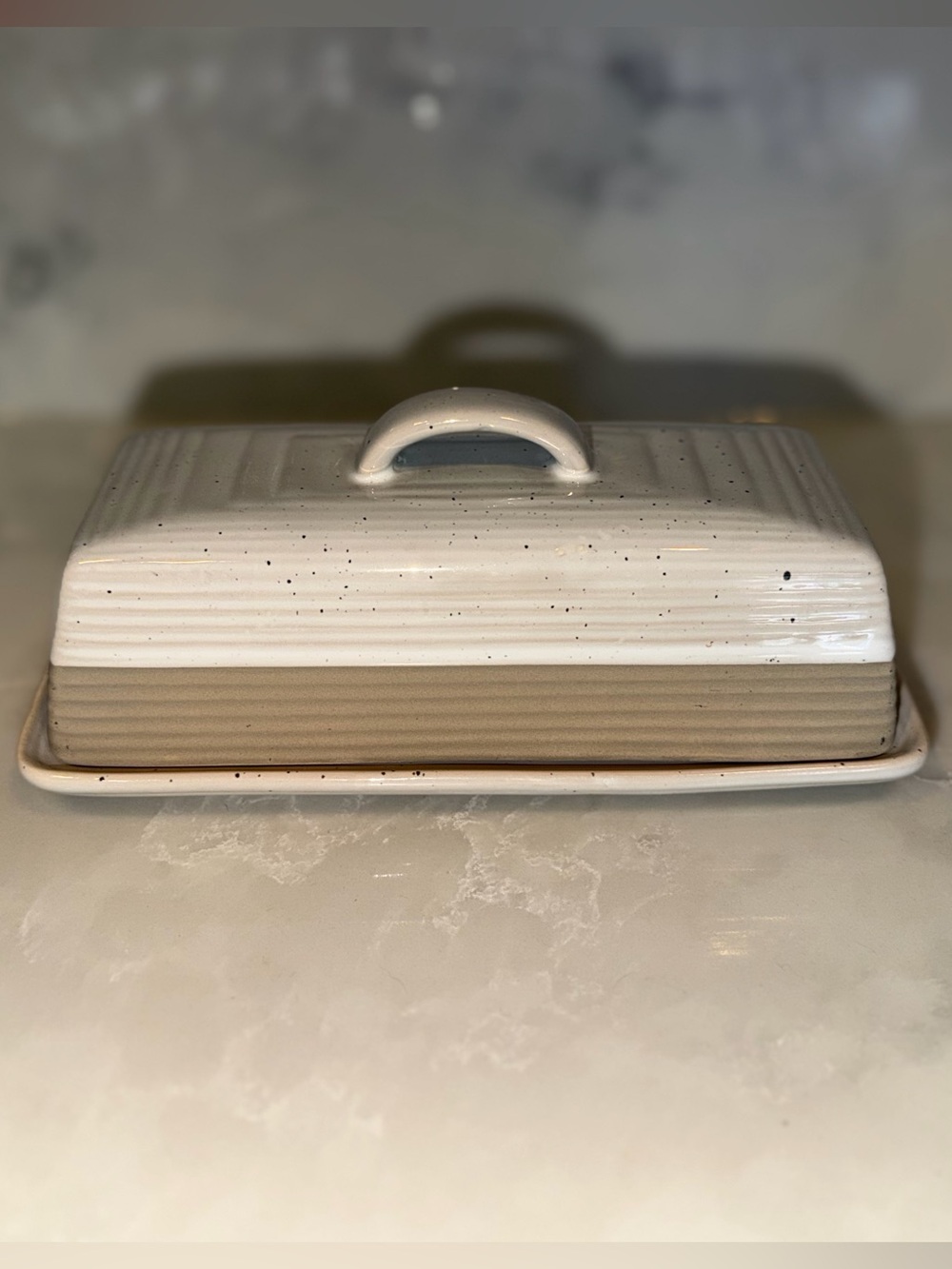 Better Homes & Gardens Stoneware Butter Dish - Discontinued Rare